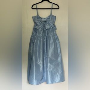 Cynthia Rowley Baby Blue AURORA TAFFETA DRESS